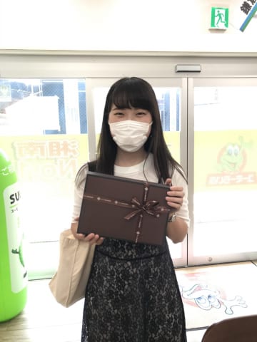 お菓子くれました