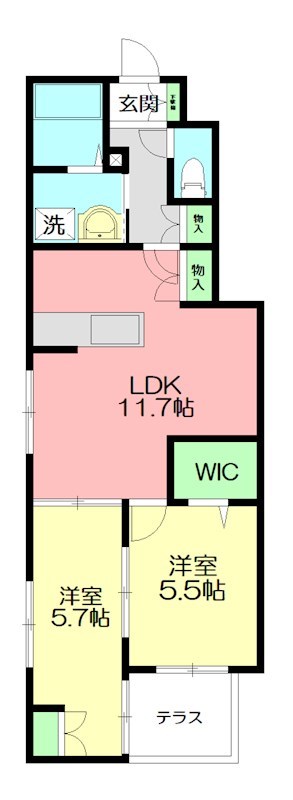 (仮称)平戸町メゾン　Ａ棟 間取り
